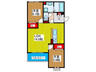 仮）大阪市都島区網島町D-roomの物件間取画像